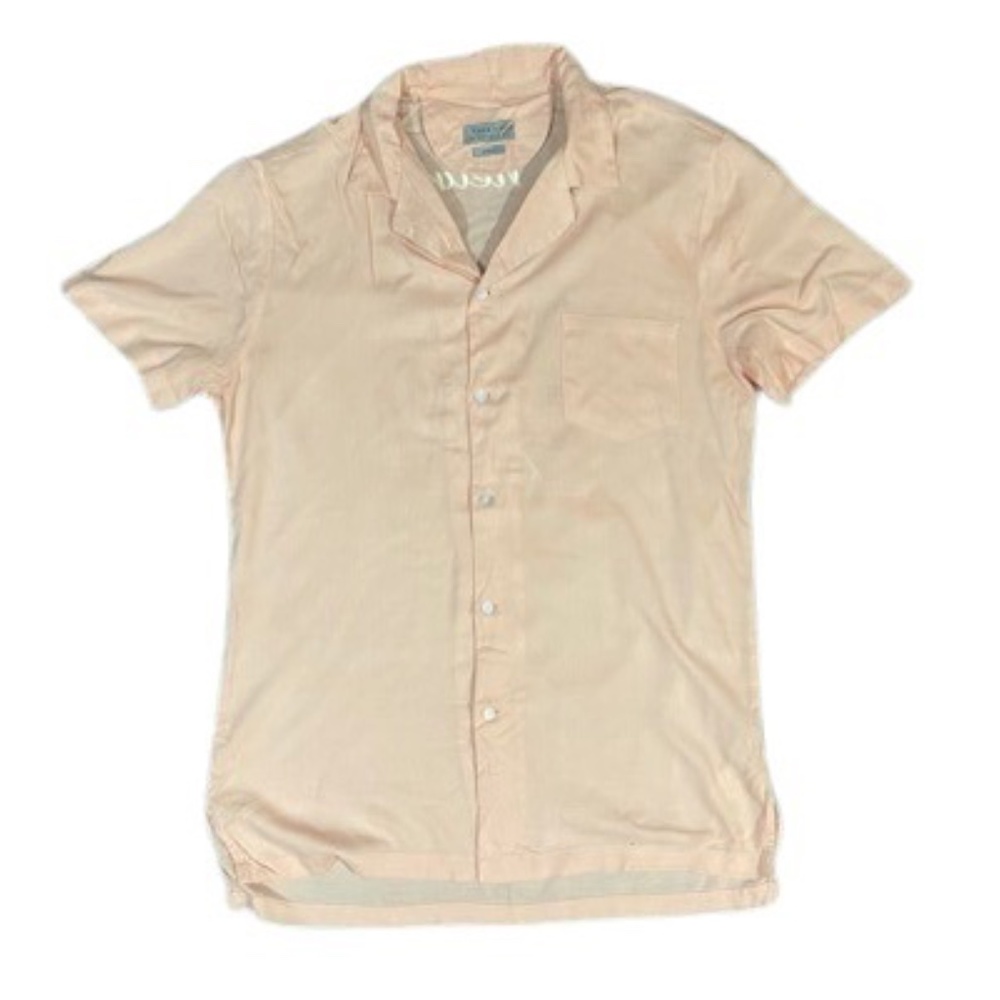 ZARA Peach Flamingo Button up